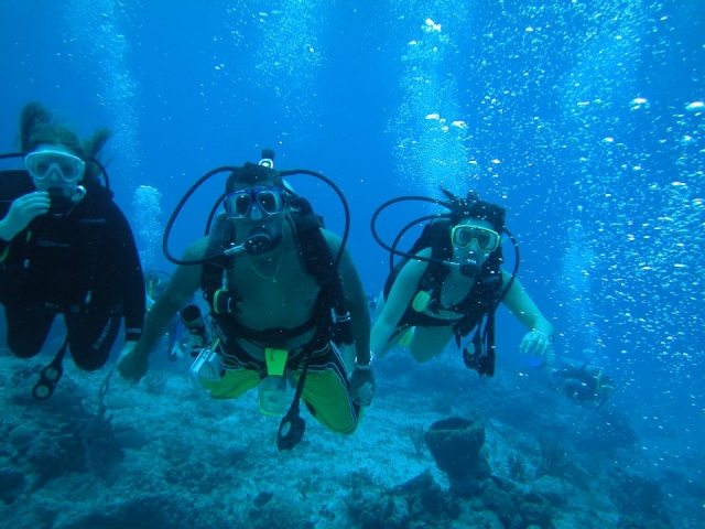 Buceo en grupo